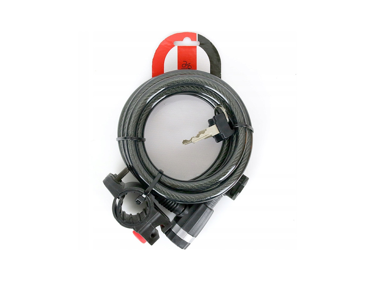 ZABEZPIECZENIE ROWEROWE LINKA ANTYKRADZIEŻOWA JET Z016 10X1500MM 2 KLUCZYKI