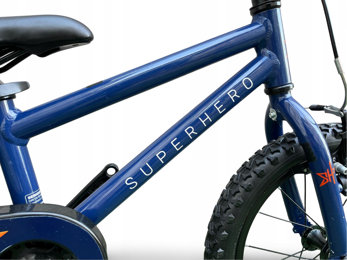 ROWER DZIECIĘCY SERIOUS SUPERHERO KOŁA 16" WOLNOBIEG LEKKI 7KG
