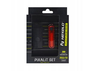 Zestaw lamp NEXELO SUPREME - PIXALIT SET, 350lm 1100mAh USB WODOODPORNE
