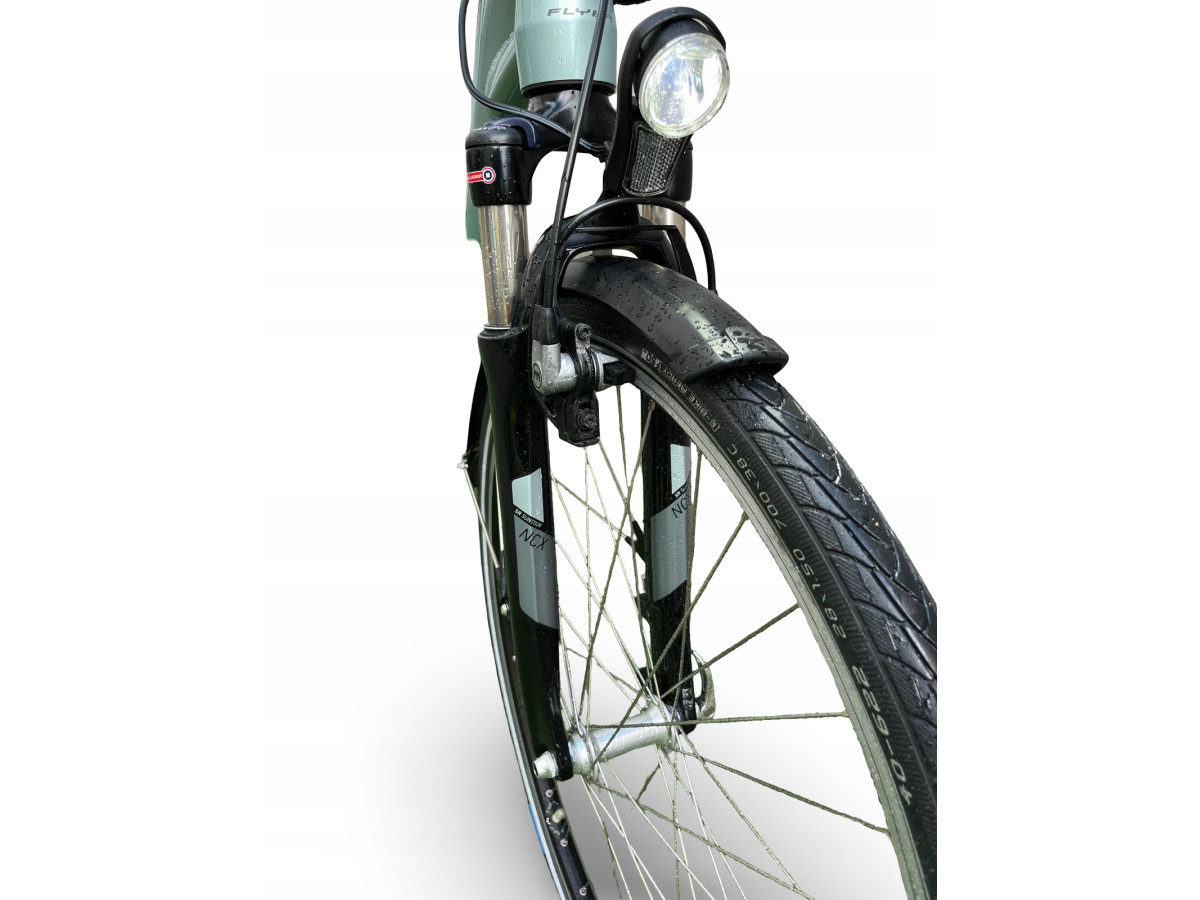 ROWER ELEKTRYCZNY FLYER C10 RAMA 50CM PANASONIC SHIMANO NEXUS 8