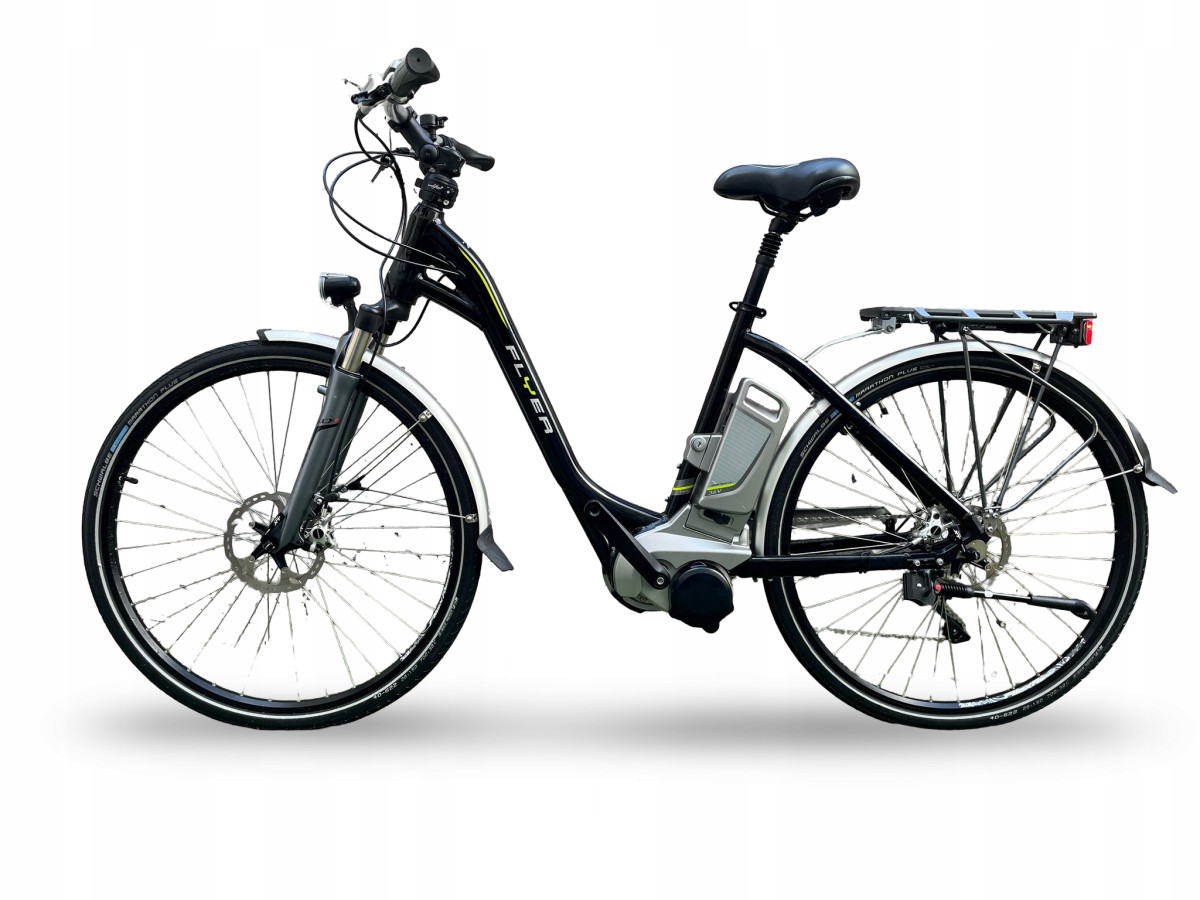 ROWER ELEKTRYCZNY FLYER C10 RAMA 50CM SHIMANO DEORE XT PANASONIC 540WH