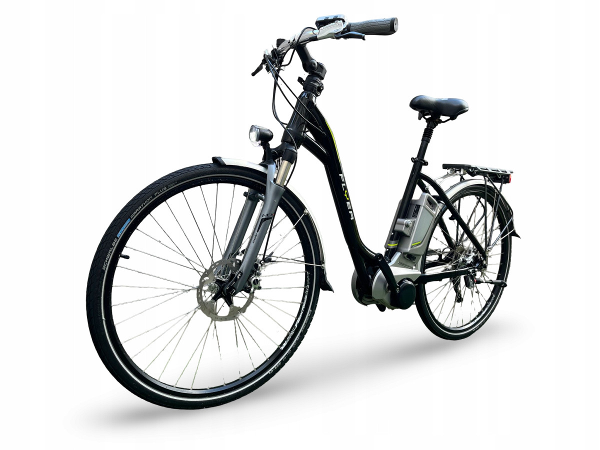 ROWER ELEKTRYCZNY FLYER C10 RAMA 50CM SHIMANO DEORE XT PANASONIC 540WH