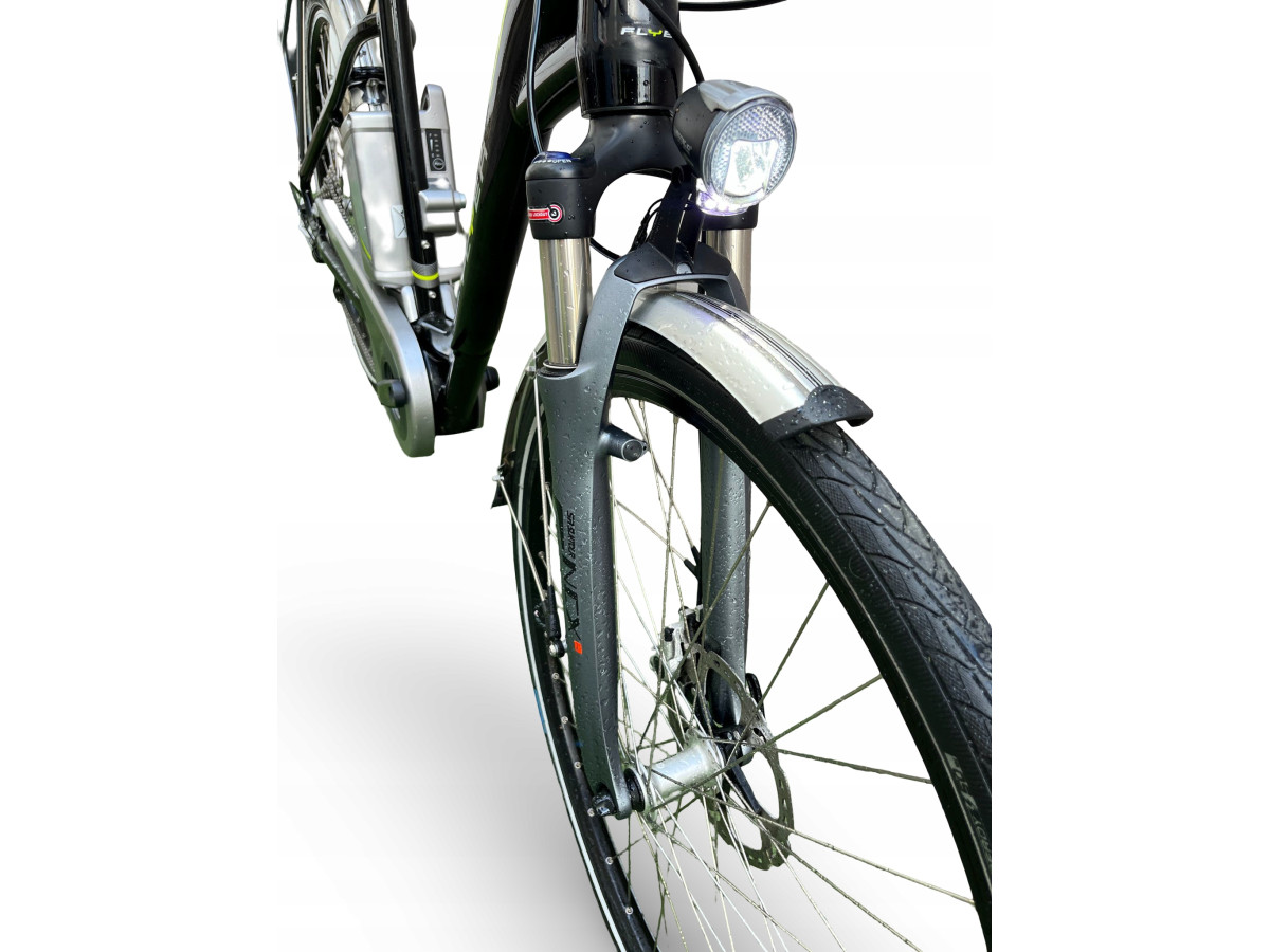 ROWER ELEKTRYCZNY FLYER C10 RAMA 50CM SHIMANO DEORE XT PANASONIC 540WH