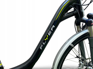 ROWER ELEKTRYCZNY FLYER C10 RAMA 50CM SHIMANO DEORE XT PANASONIC 540WH