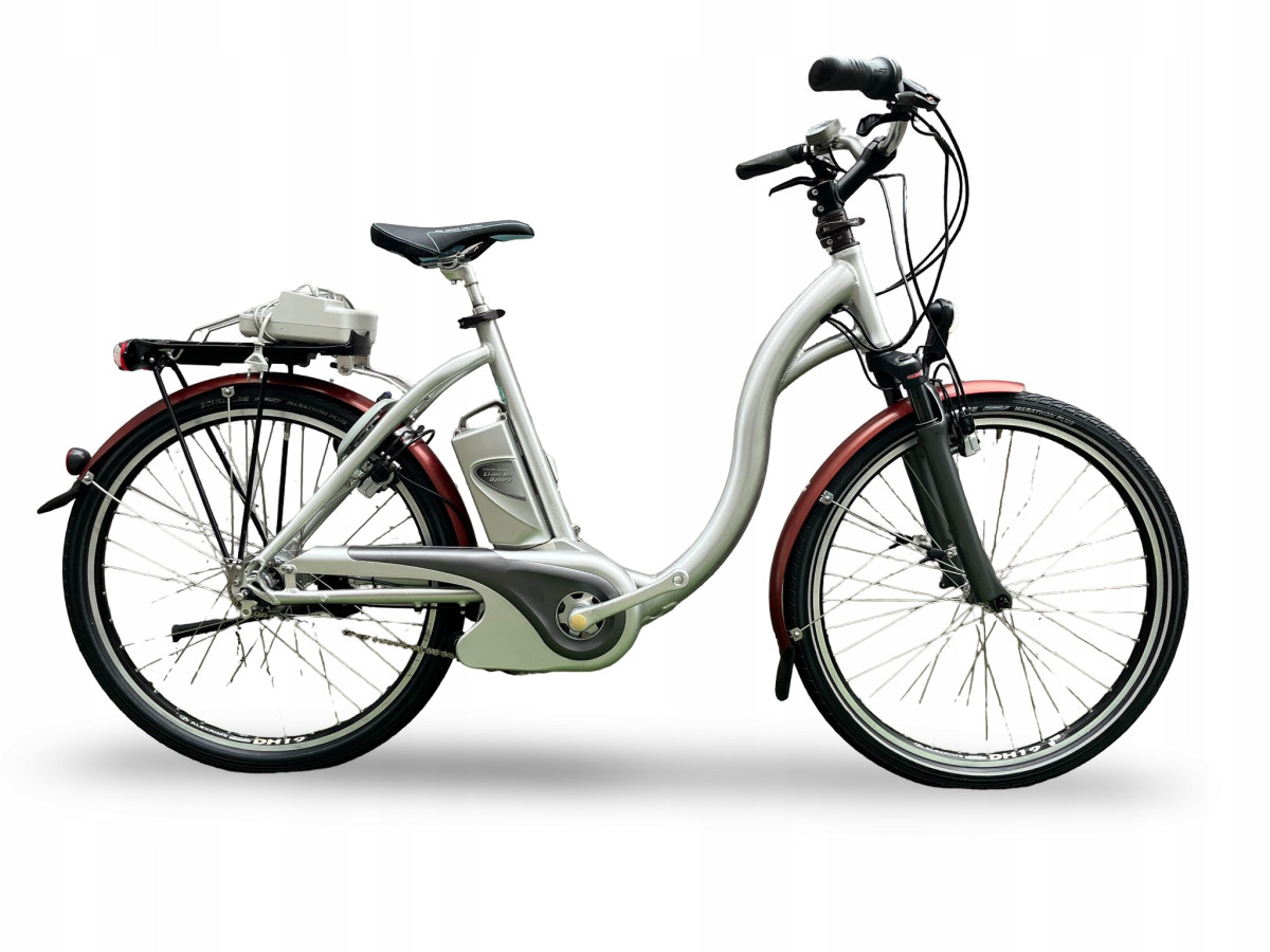 ROWER ELEKTRYCZNY FLYER C10 RAMA 50CM KOŁA 26" PANASONIC SHIMANO NEXUS 8S