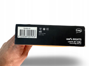 LAMPKA ROWEROWA TYLNA KNOG GEKKO BEZBARWNA SILIKONOWA 3XLED