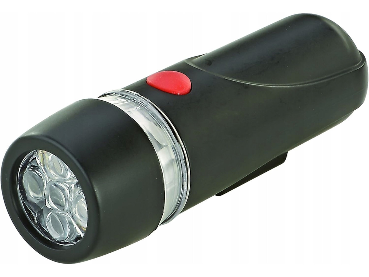 LATARKA LED LAMPKA ROWEROWA PROPHETE Z SILIKONOWYM UCHWYTEM