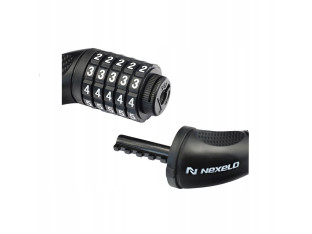 ZAPINKA ROWEROWA ŁAŃCUCH NEXELO 120CM NA SZYFR OGNIWA 5,5MM