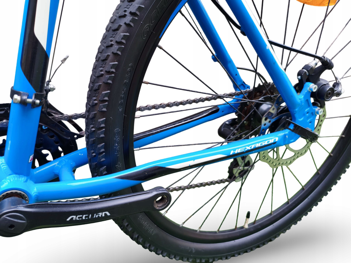 ROWER HEXAGON KROSS X2 RAMA M 19" KOŁA 26'' SHIMANO TARCZE