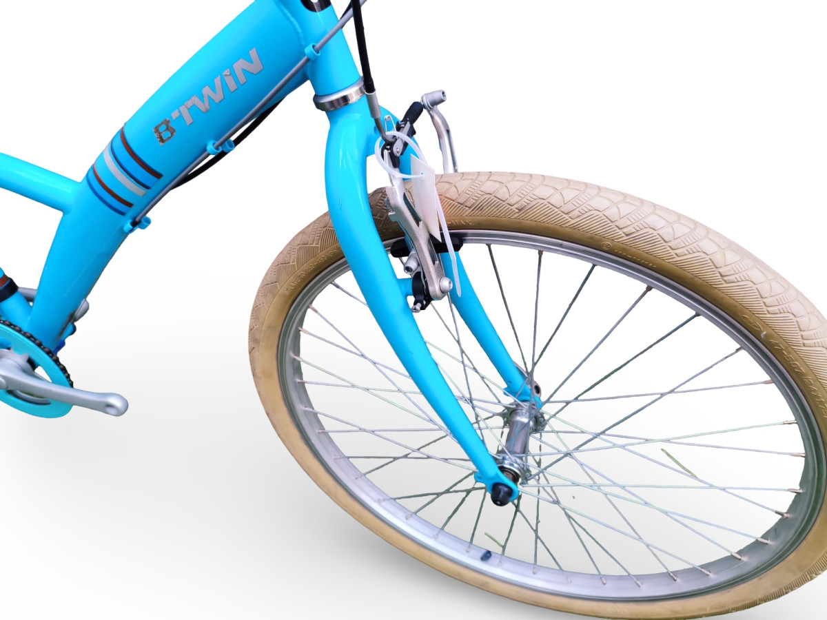 ROWER JUNIOR KOŁA 24" BTWIN POPLY 300 SRAM GRIPSHIFT