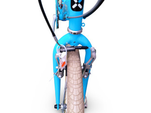 ROWER JUNIOR KOŁA 24" BTWIN POPLY 300 SRAM GRIPSHIFT