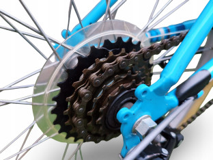 ROWER JUNIOR KOŁA 24" BTWIN POPLY 300 SRAM GRIPSHIFT