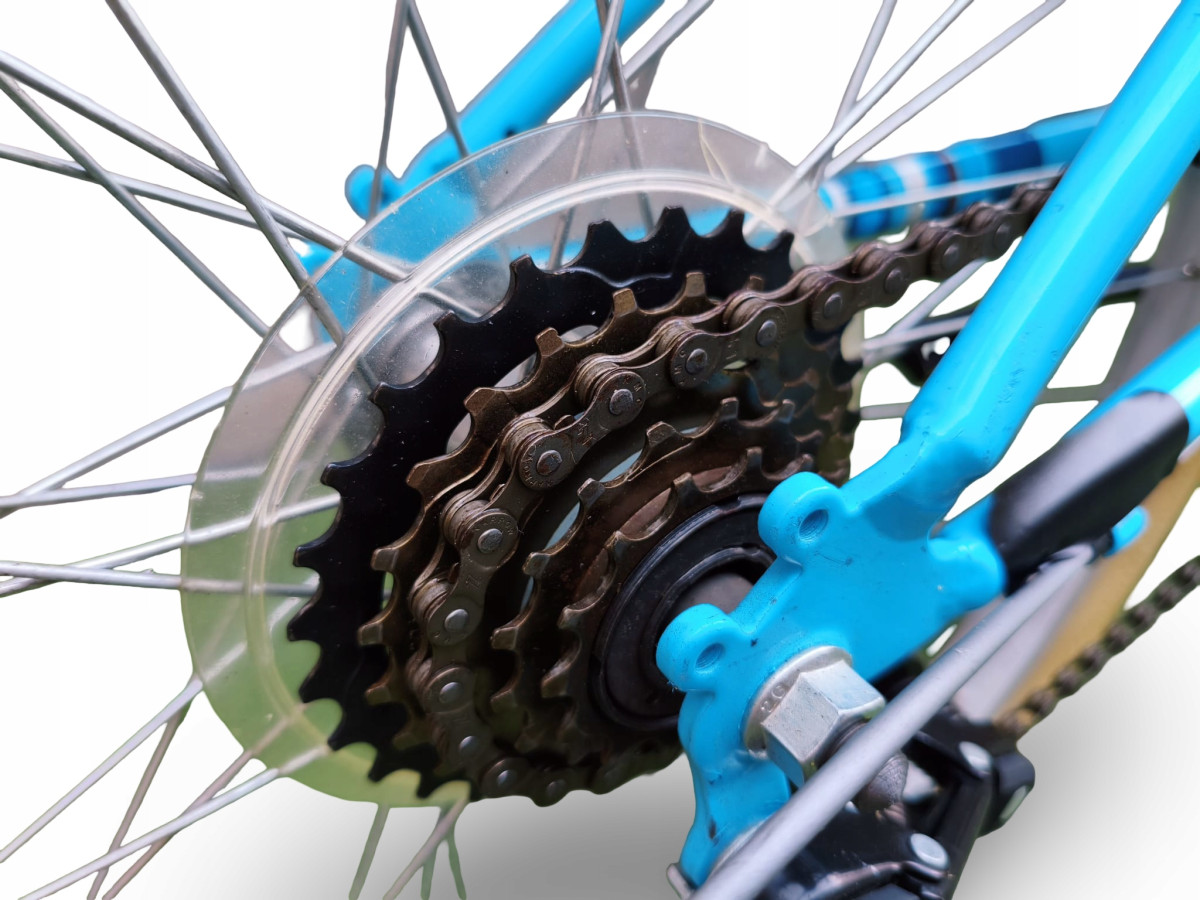 ROWER JUNIOR KOŁA 24" BTWIN POPLY 300 SRAM GRIPSHIFT