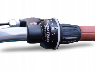 ROWER JUNIOR KOŁA 24" BTWIN POPLY 300 SRAM GRIPSHIFT