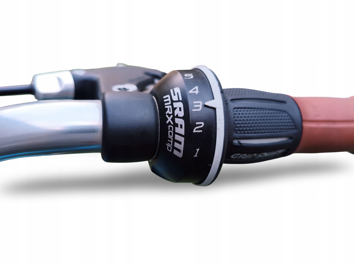 ROWER JUNIOR KOŁA 24" BTWIN POPLY 300 SRAM GRIPSHIFT