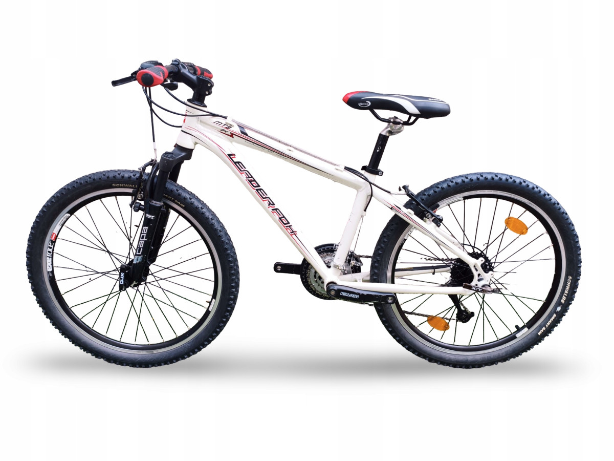 ROWER JUNIOR MTB LEADER FOX SUNNY KOŁA 24" SHIMANO DEORE 24B