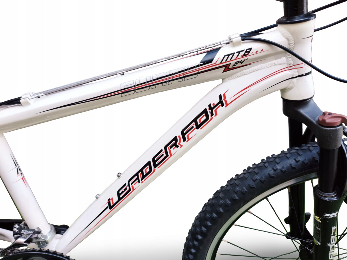 ROWER JUNIOR MTB LEADER FOX SUNNY KOŁA 24" SHIMANO DEORE 24B