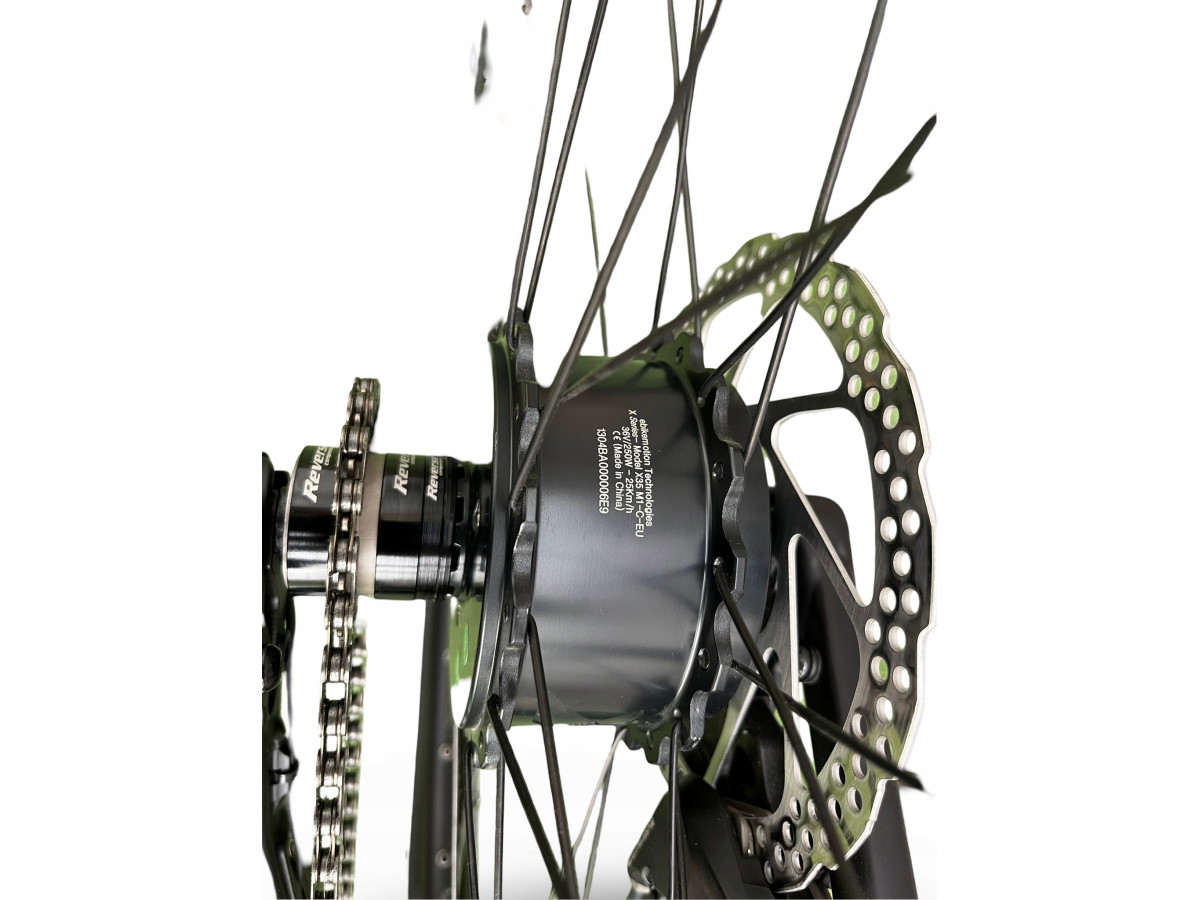 ROWER ELEKTRYCZNY URBAN ROSE SNEAK + RAMA 43CM MAHLE X35 SHIMANO HYDRAULIKA