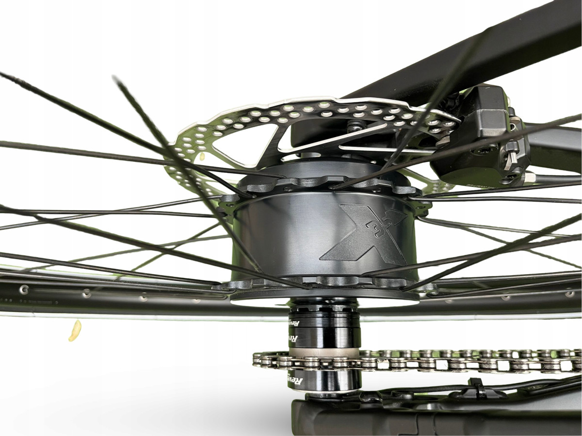 ROWER ELEKTRYCZNY URBAN ROSE SNEAK + RAMA 43CM MAHLE X35 SHIMANO HYDRAULIKA