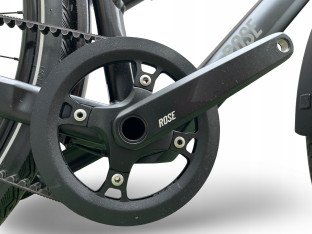 ROWER ELEKTRYCZNY ROSE SNEAK + RAMA 43CM PASEK GATES MAHLE X35