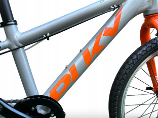 ROWER DZIECIĘCY LEKKI PUKY LS-PRO 20-7 ALU SILVER/ORANGE WAGA 7,8KG