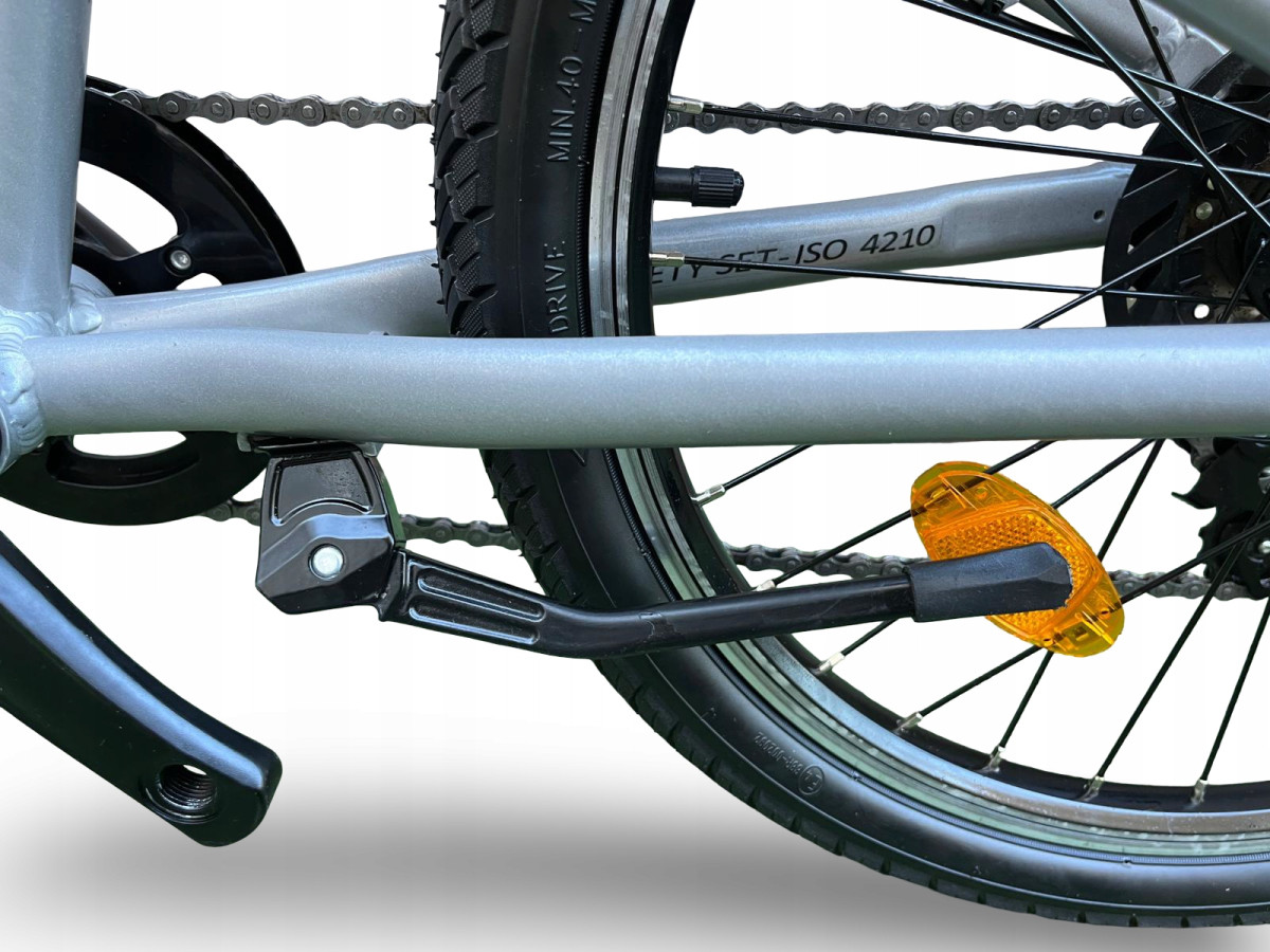 ROWER DZIECIĘCY LEKKI PUKY LS-PRO 20-7 ALU SILVER/ORANGE WAGA 7,8KG