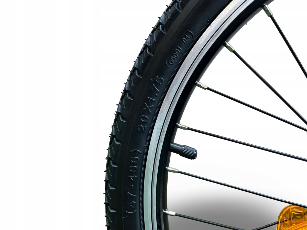 ROWER DZIECIĘCY LEKKI PUKY LS-PRO 20-7 ALU SILVER/ORANGE WAGA 7,8KG