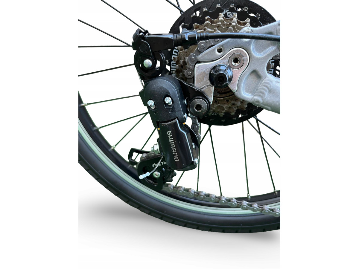 ROWER DZIECIĘCY LEKKI PUKY LS-PRO 20-7 ALU SILVER/ORANGE WAGA 7,8KG