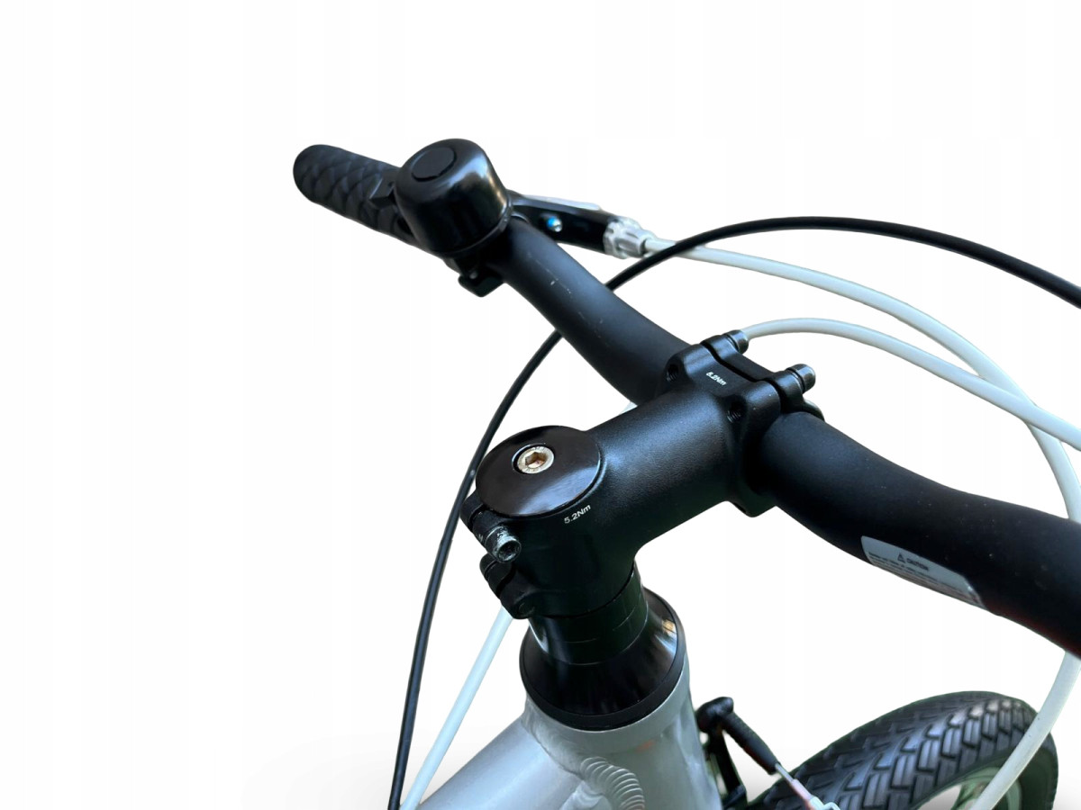 ROWER DZIECIĘCY LEKKI PUKY LS-PRO 20-7 ALU SILVER/ORANGE WAGA 7,8KG