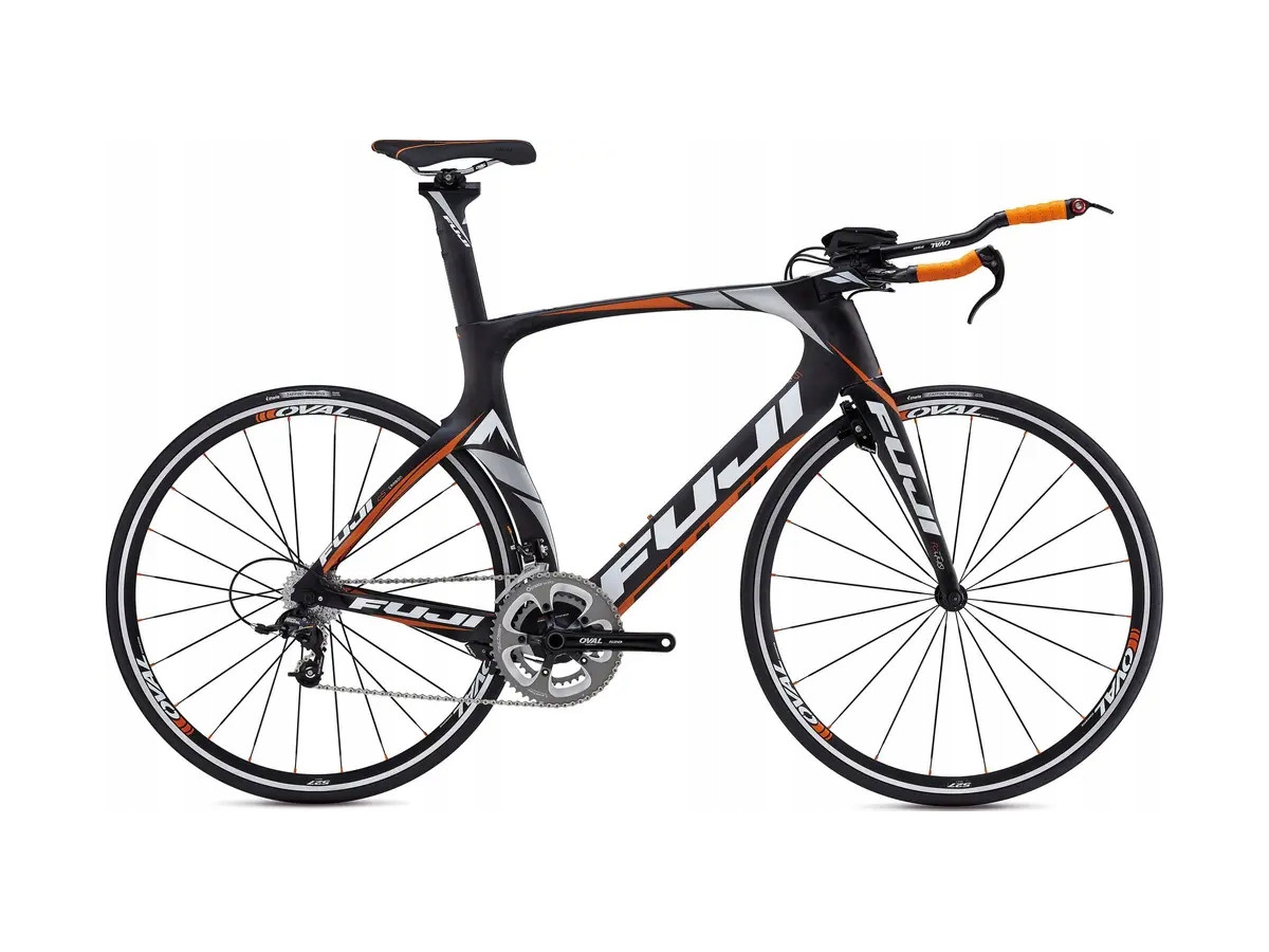RAMA ROWEROWA TIME TRIAL TRIATHLON FUJI NORCOM STRAIGHT 2.3 57CM KARBONOWA