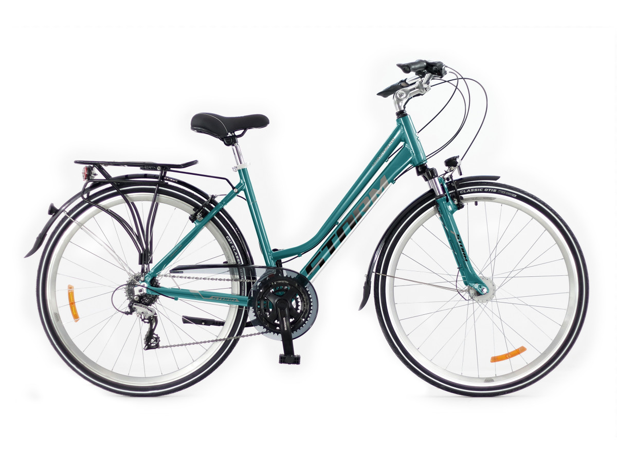 ROWER TREKKINGOWY STORM MARATHON 4.0 LADY RAMA 19" SHIMANO ACERA NEXUS LED