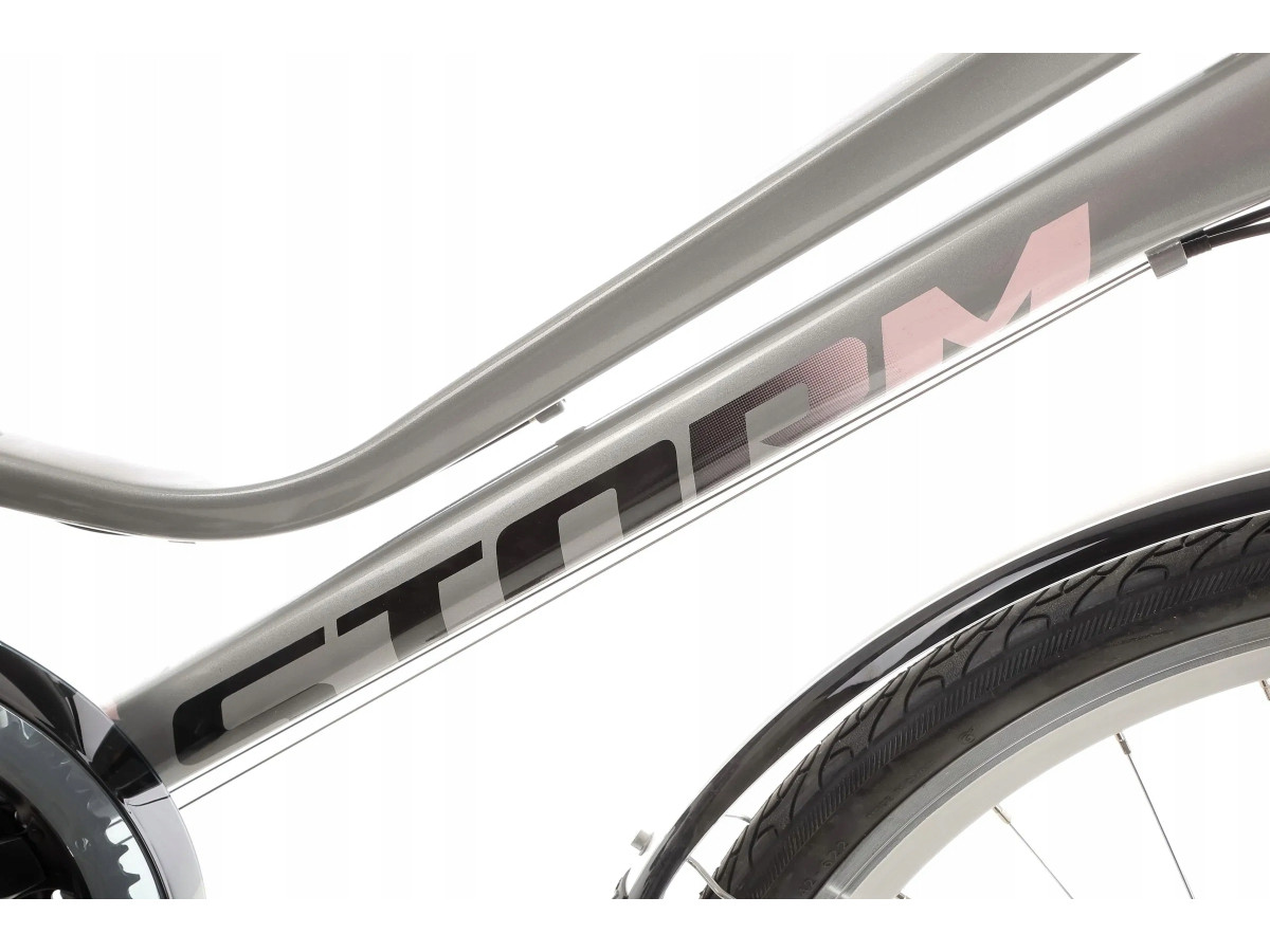 ROWER TREKKINGOWY STORM MARATHON 4.0 LADY RAMA 17" SHIMANO ACERA NEXUS LED