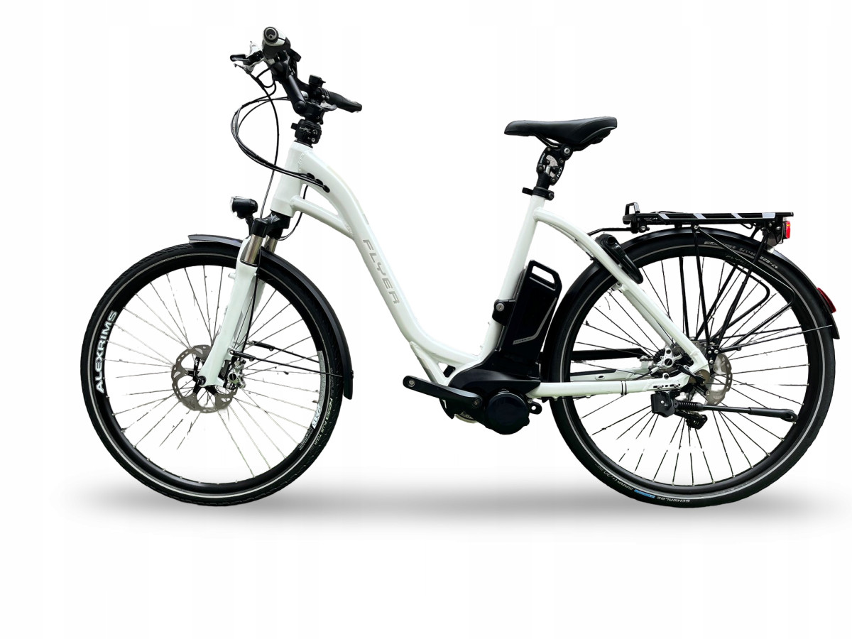 ROWER ELEKTRYCZNY FLYER C10 RAMA 55CM SHIMANO DEORE XT 648WH PANASONIC