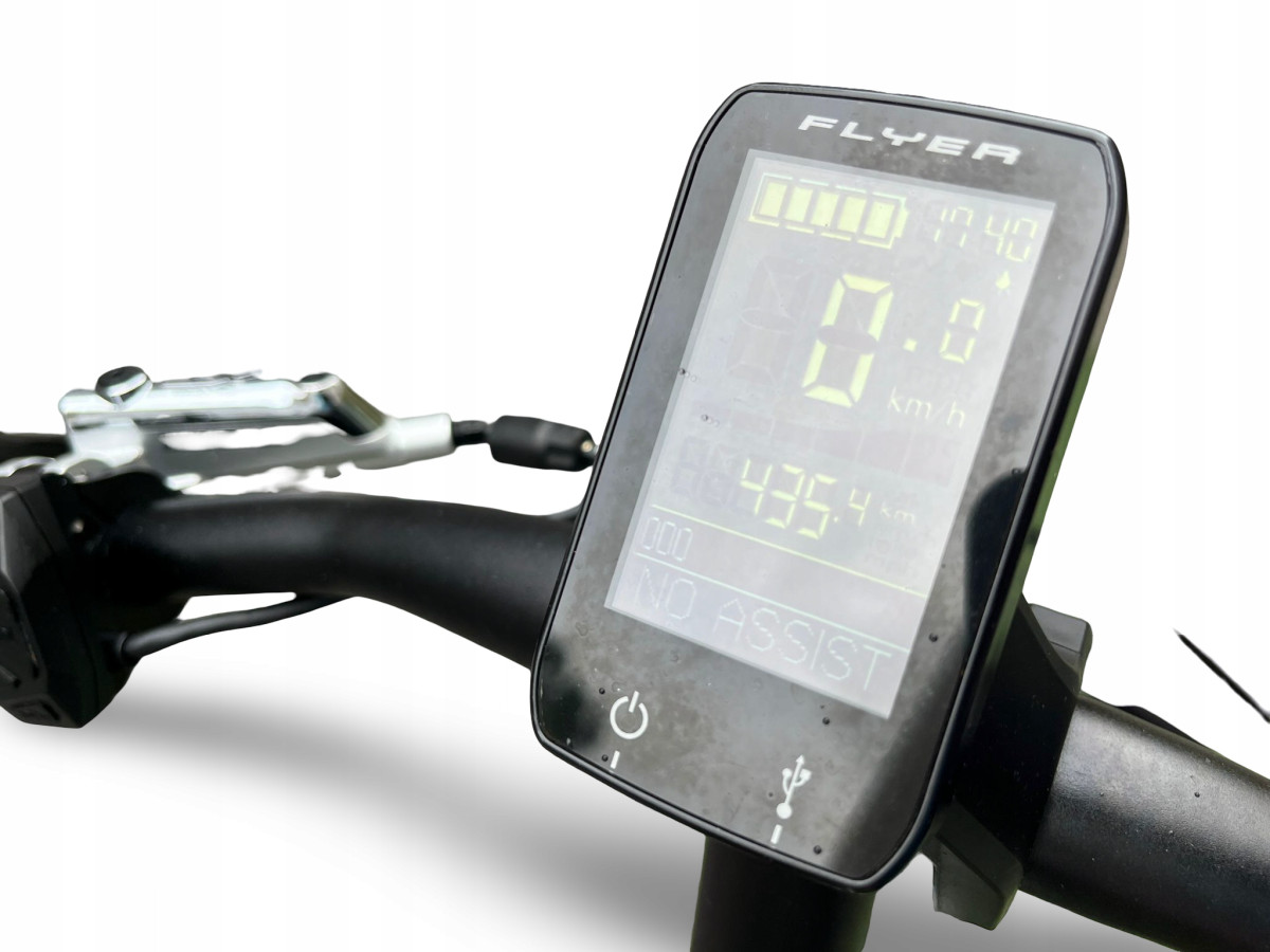 ROWER ELEKTRYCZNY FLYER C10 RAMA 55CM SHIMANO DEORE XT 648WH PANASONIC