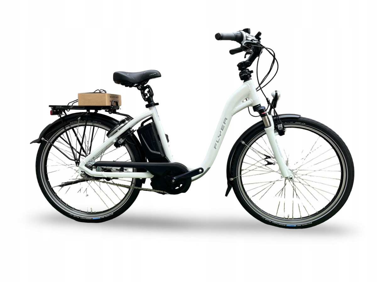 ROWER ELEKTRYCZNY FLYER KOŁA 26 RAMA 46CM SHIMANO NEXUS PANASONIC 540WH