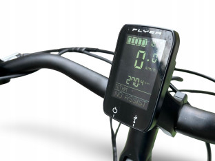 ROWER ELEKTRYCZNY FLYER KOŁA 26 RAMA 46CM SHIMANO NEXUS PANASONIC 540WH