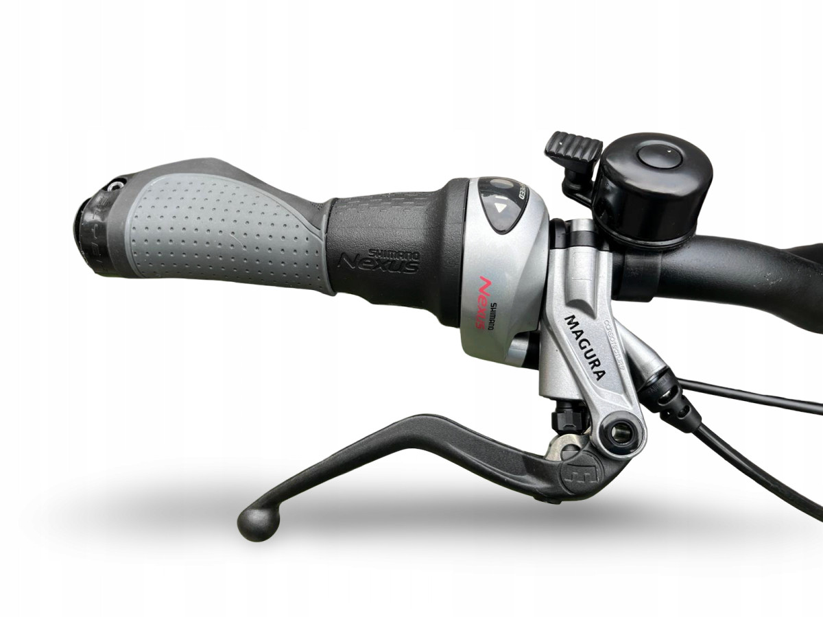 ROWER ELEKTRYCZNY FLYER KOŁA 26 RAMA 46CM SHIMANO NEXUS PANASONIC 540WH