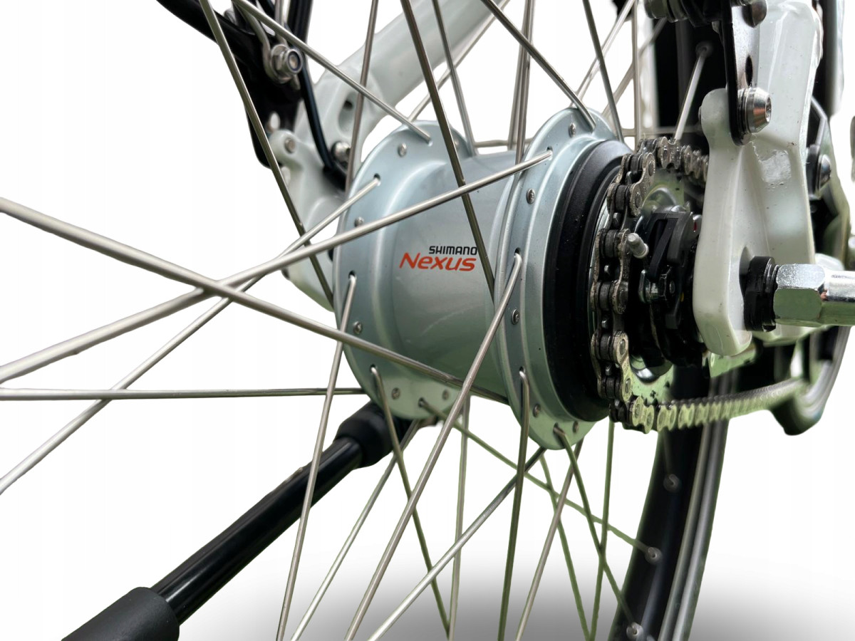 ROWER ELEKTRYCZNY FLYER KOŁA 26 RAMA 46CM SHIMANO NEXUS PANASONIC 540WH