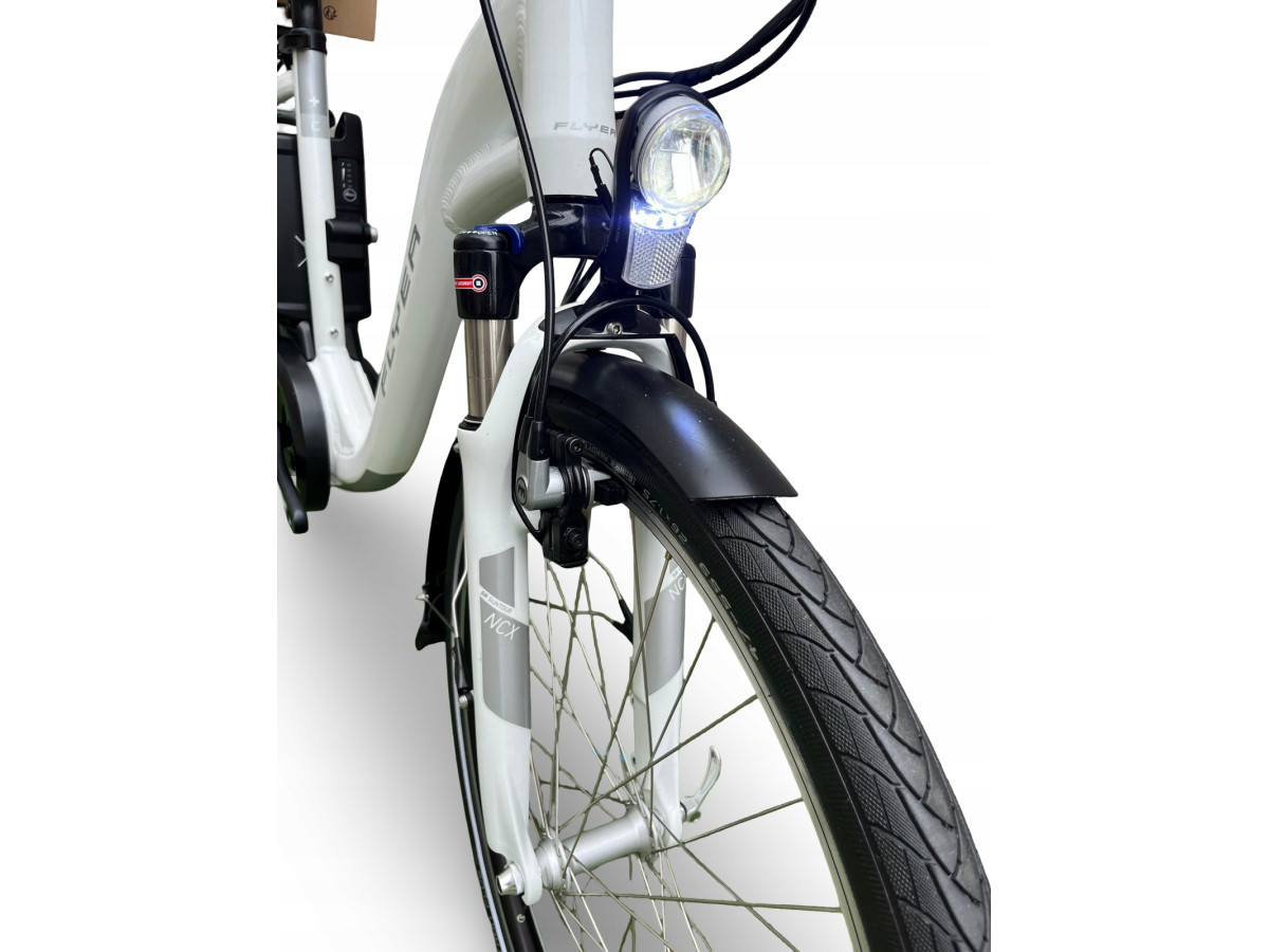 ROWER ELEKTRYCZNY FLYER KOŁA 26 RAMA 46CM SHIMANO NEXUS PANASONIC 540WH