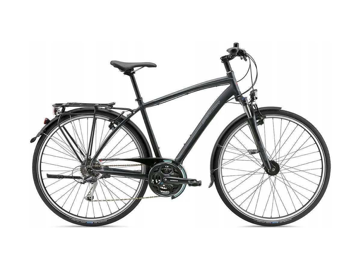 RAMA ROWEROWA TREKKING MIEJSKA BREEZER LIBERTY 4S+ ROZMIAR 58CM SATIN BLACK