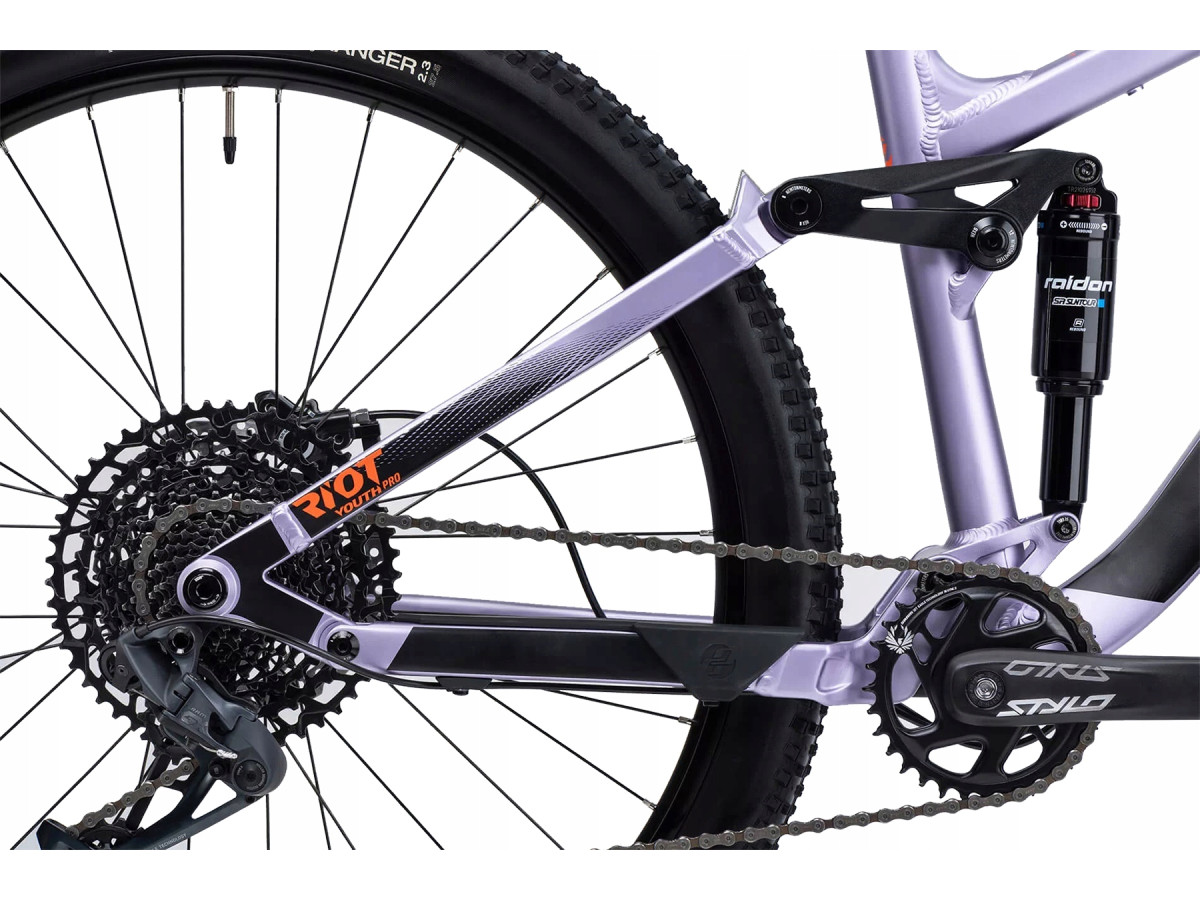 ROWER MTB FULL GHOST RIOT YOUTH PRO RAMA 15" KOŁA 27,5" SRAM GX STYLO