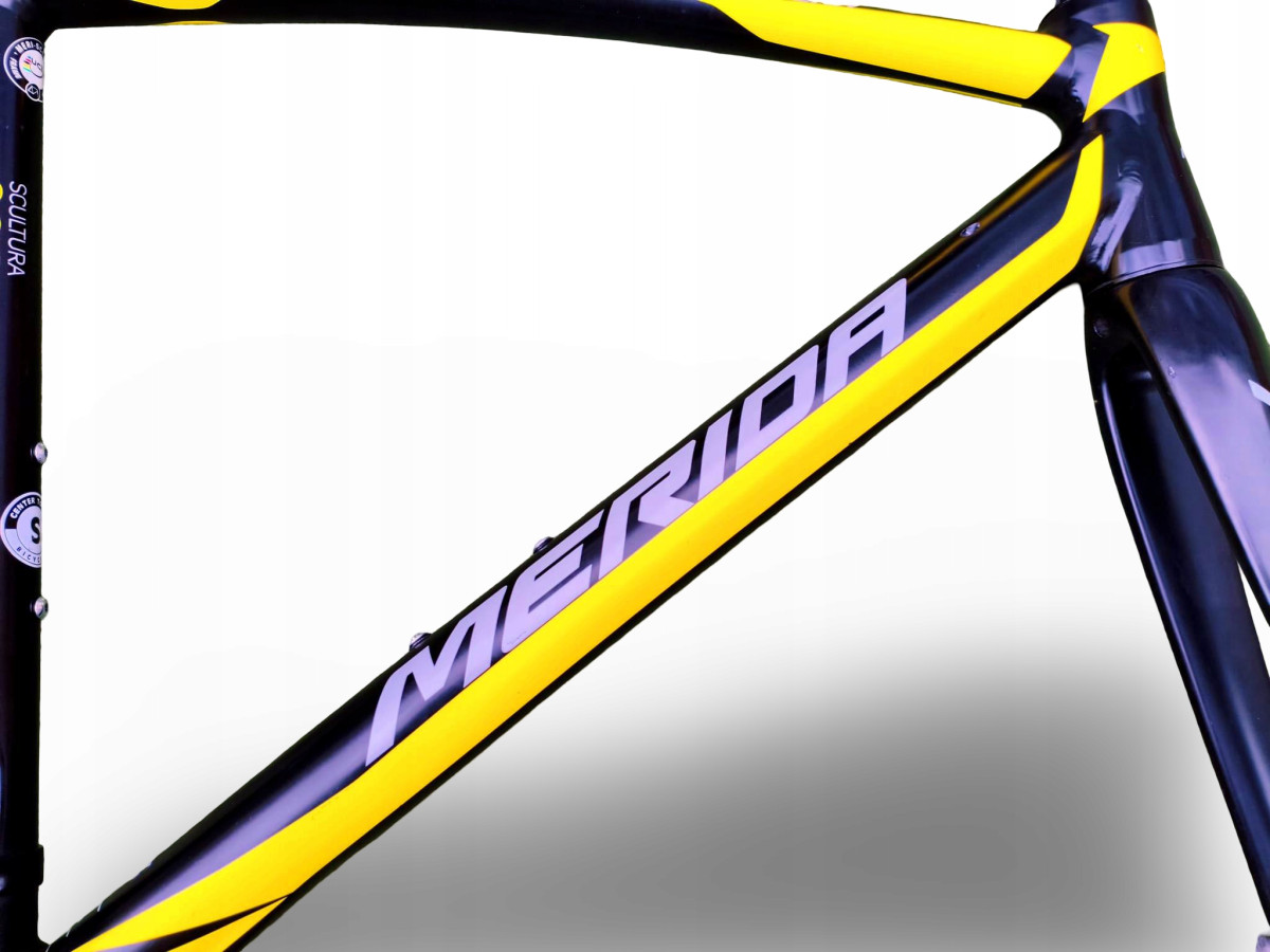 RAMA ROWEROWA UŻYWANA MERIDA SCULTURA 200 ROZMIAR 50CM WIDELEC KARBONOWY