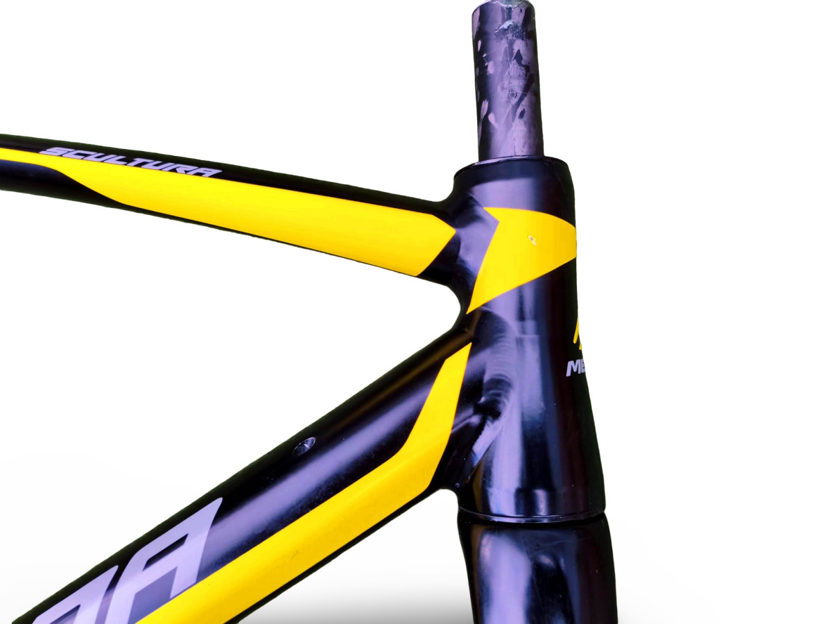 RAMA ROWEROWA UŻYWANA MERIDA SCULTURA 200 ROZMIAR 50CM WIDELEC KARBONOWY