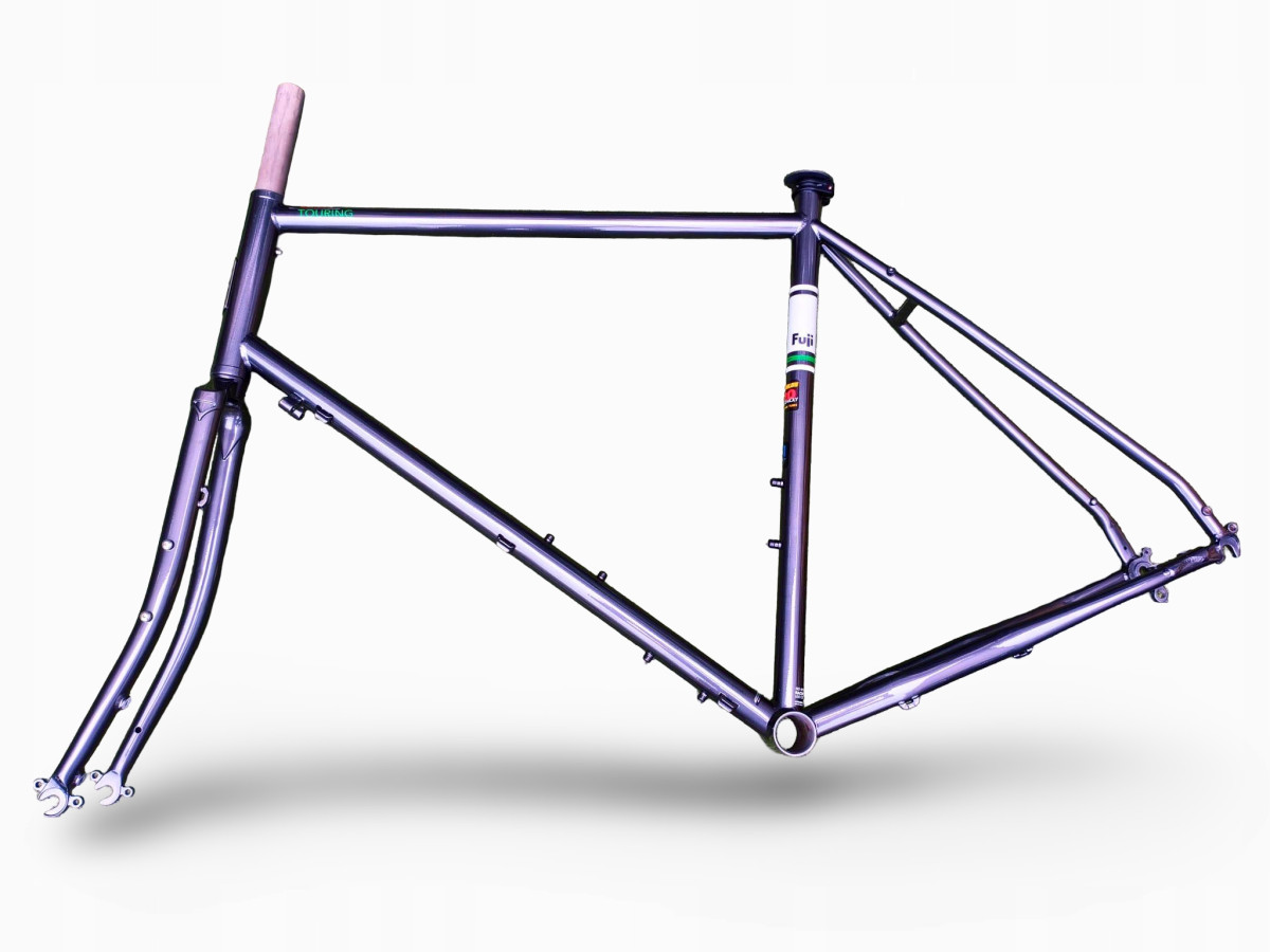 RAMA ROWEROWA CHROMOLY REYNOLDS FUJI TOURING DISC 61CM GRAVEL TREKKING