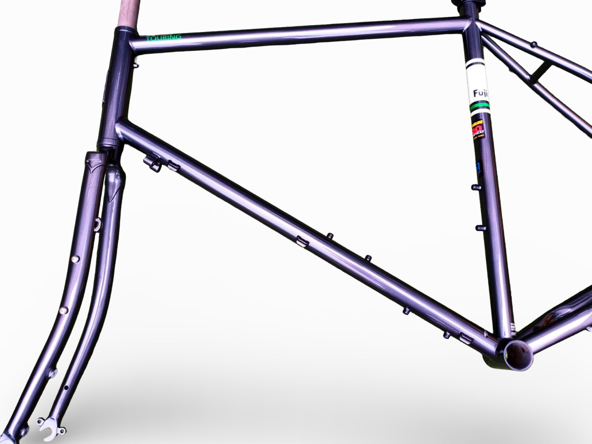 RAMA ROWEROWA CHROMOLY REYNOLDS FUJI TOURING DISC 64CM GRAVEL TREKKING