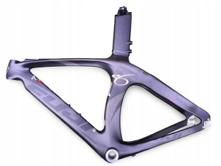 RAMA ROWEROWA AERO TRIATHLON TT FUJI D6 50CM BLACK ON BLACK Di2