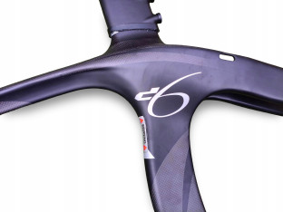 RAMA ROWEROWA AERO TRIATHLON TT FUJI D6 50CM BLACK ON BLACK Di2