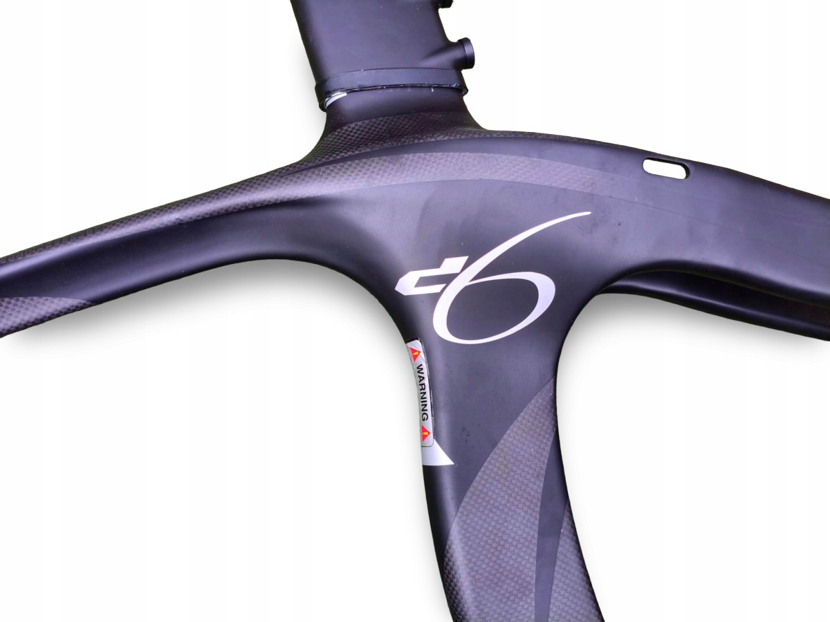 RAMA ROWEROWA AERO TRIATHLON TT FUJI D6 50CM BLACK ON BLACK Di2