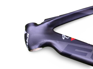 RAMA ROWEROWA AERO TRIATHLON TT FUJI D6 50CM BLACK ON BLACK Di2