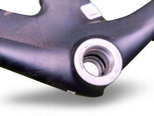 RAMA ROWEROWA AERO TRIATHLON TT FUJI D6 52CM BLACK ON BLACK Di2